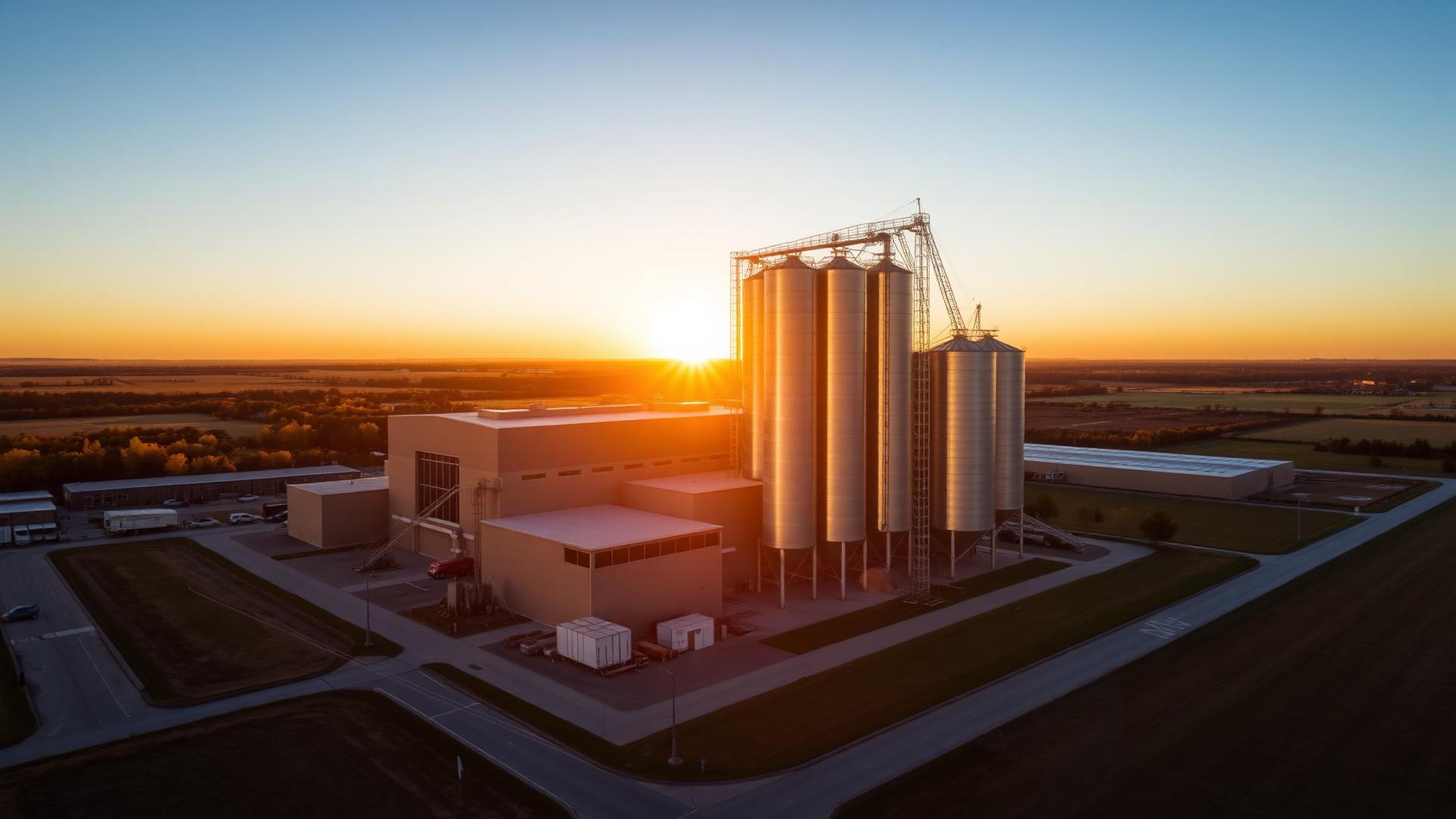 Crescent Feed modern poultry feed mill facility in Pakistan